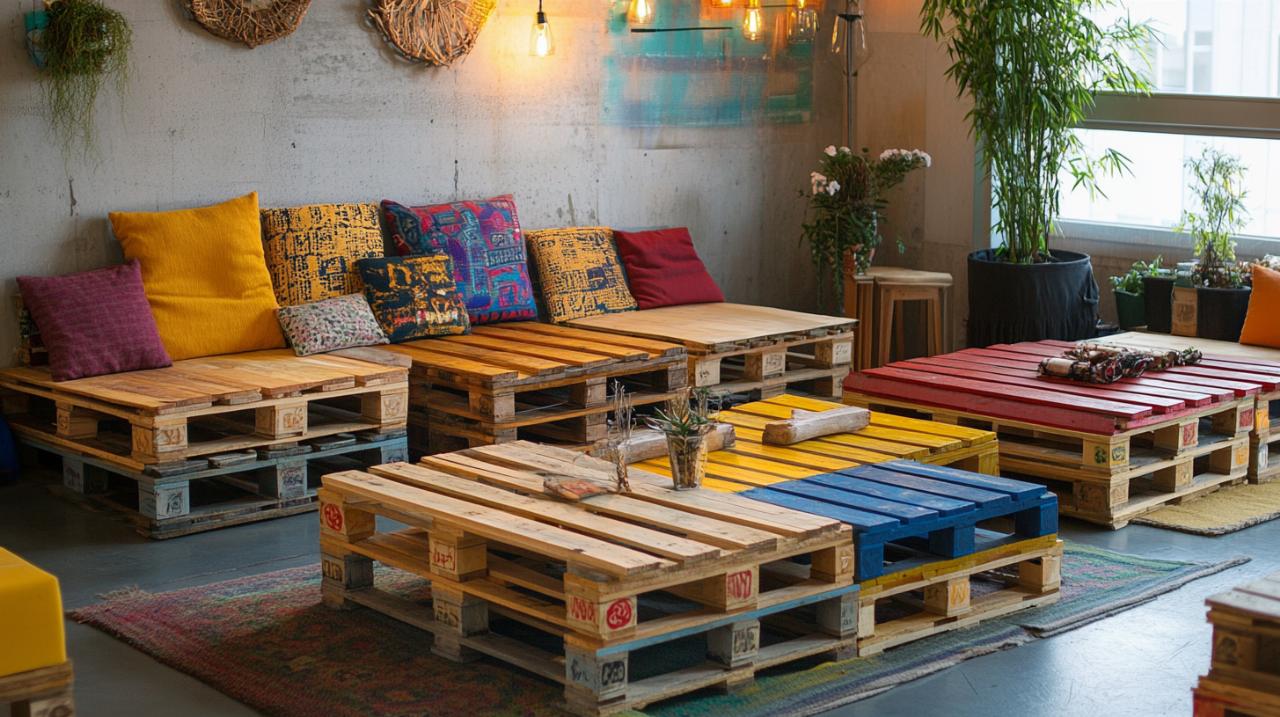 27 façons de recycler des palettes en meubles pour une table unique